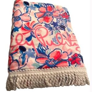 Lilly Pulitzer Party Like a Lobster Tassel Trimmed Beach Towel